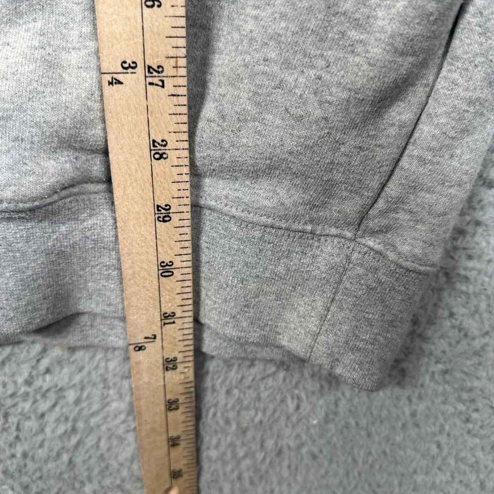 Carhartt Mens XL Tall Gray K288 Sleeve‎ Logo Original Fit Hooded Sweatshirt
